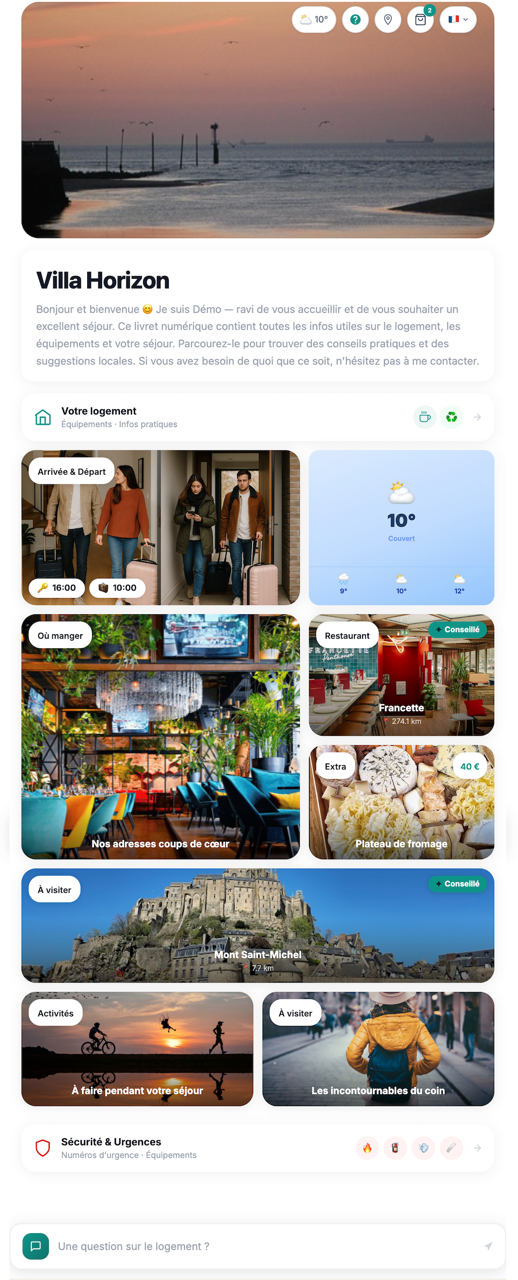 Vorschau eines echten ScanStay-Gästebuchs